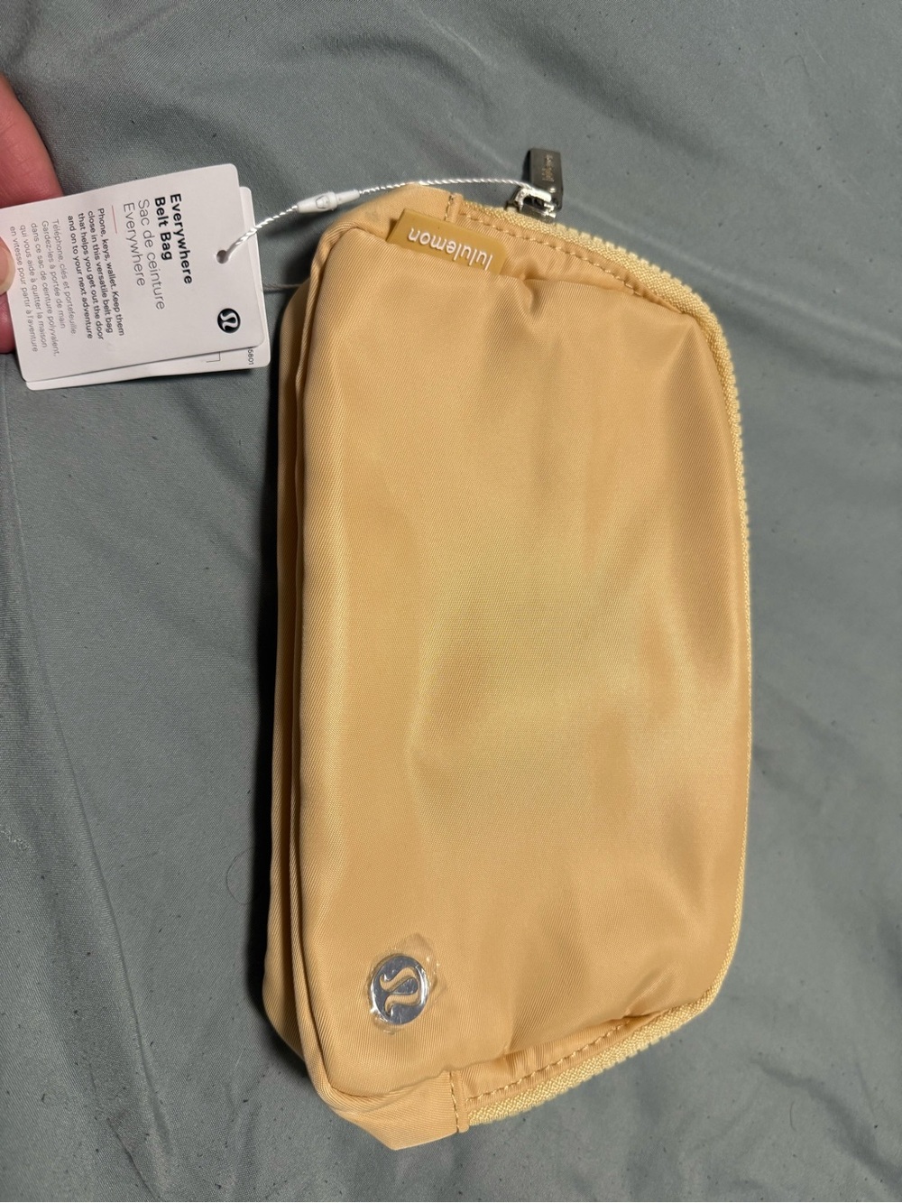 lululemon athletica Small Pouch Cosmetic Bag - Mustard Tan